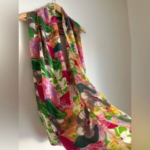 Anthropologie / Feathers by Tolani - 100% Silk Infinity Scarf
